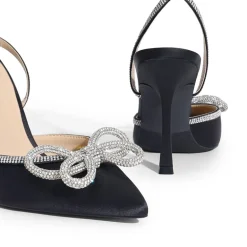 Dreamy Destiny Stiletto Rhinestone Strap Pumps