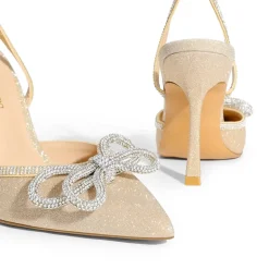 Dreamy Destiny Stiletto Rhinestone Strap Pumps