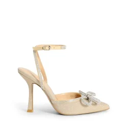 Dreamy Destiny Stiletto Rhinestone Strap Pumps