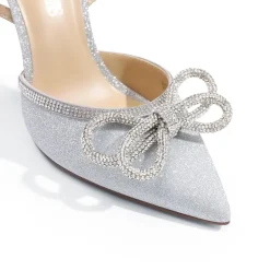 Dreamy Destiny Stiletto Rhinestone Strap Pumps