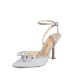 Dreamy Destiny Stiletto Rhinestone Strap Pumps