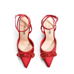 Dreamy Destiny Stiletto Rhinestone Strap Pumps