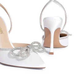 Dreamy Destiny Stiletto Rhinestone Strap Pumps