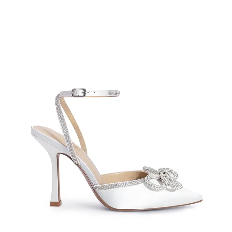 Dreamy Destiny Stiletto Rhinestone Strap Pumps
