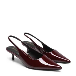 Dreamy Easy Elegance Pointed Toe Kitten Heel Slingback Heels