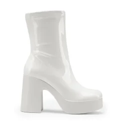 Dreamy Square Toe Platform Chunky Ankle Boots - Stella