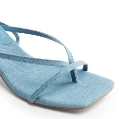 Dreamy Square Toe Strappy Kitten Heels