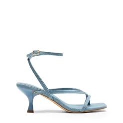 Dreamy Square Toe Strappy Kitten Heels