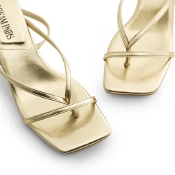 Dreamy Square Toe Strappy Kitten Heels