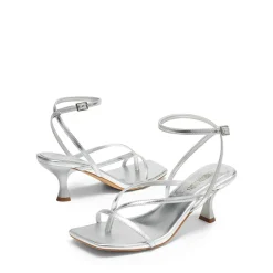 Dreamy Square Toe Strappy Kitten Heels