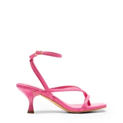 Dreamy Square Toe Strappy Kitten Heels