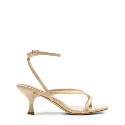 Dreamy Square Toe Strappy Kitten Heels