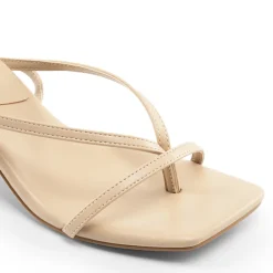 Dreamy Square Toe Strappy Kitten Heels