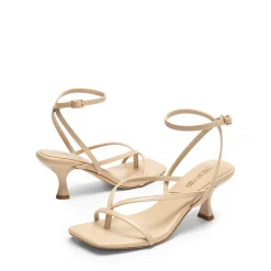 Dreamy Square Toe Strappy Kitten Heels