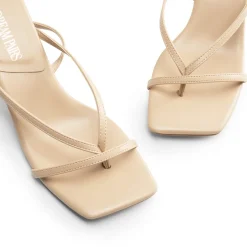Dreamy Square Toe Strappy Kitten Heels