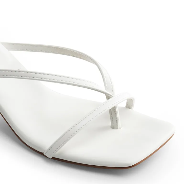 Dreamy Square Toe Strappy Kitten Heels