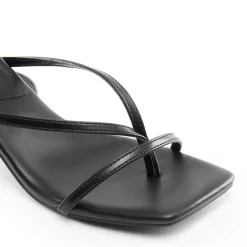 Dreamy Square Toe Strappy Kitten Heels