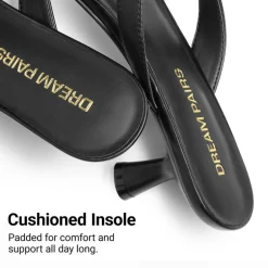 Dreamy Women’s Kitten Heel Thong Sandals