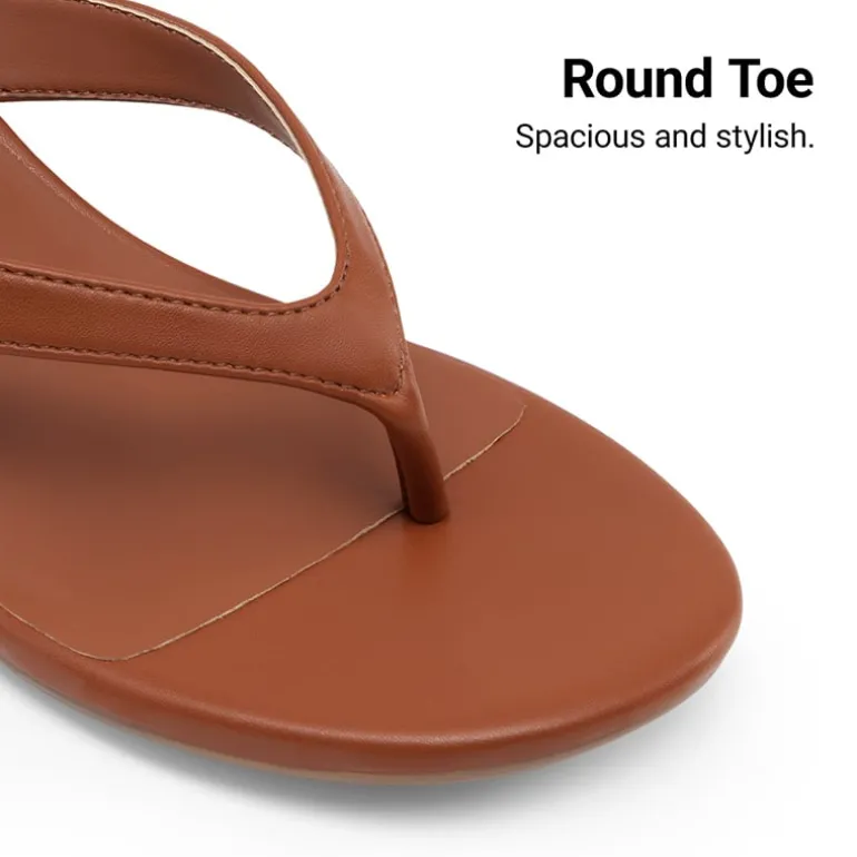 Dreamy Women’s Kitten Heel Thong Sandals