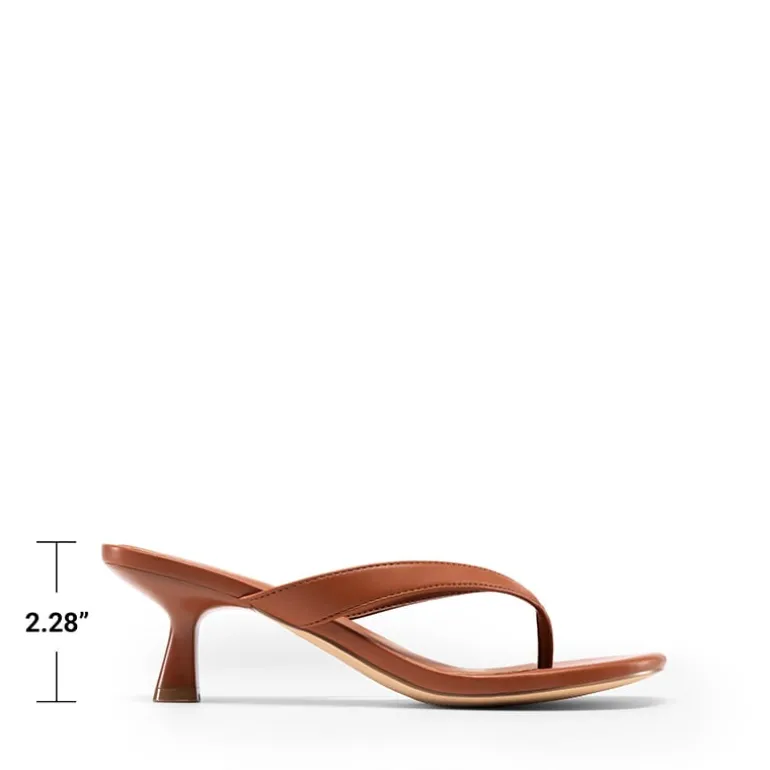 Dreamy Women’s Kitten Heel Thong Sandals