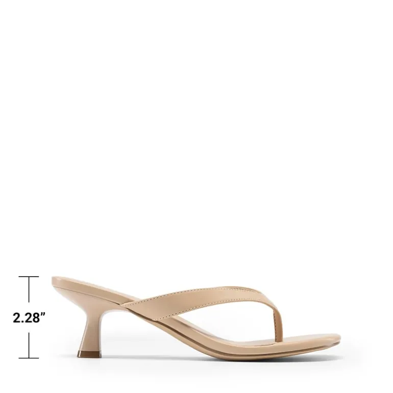 Dreamy Women’s Kitten Heel Thong Sandals