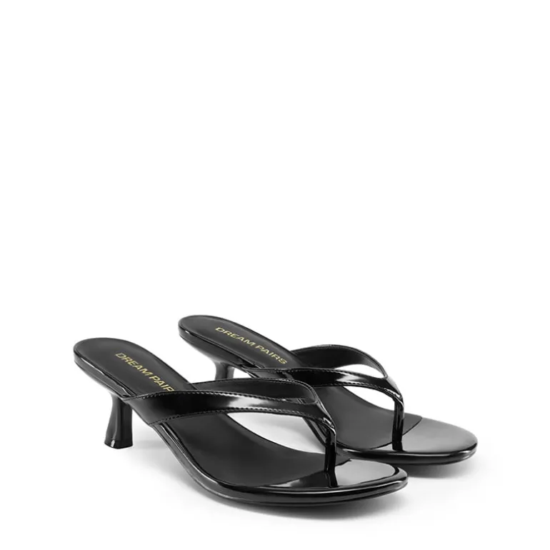 Dreamy Women’s Kitten Heel Thong Sandals