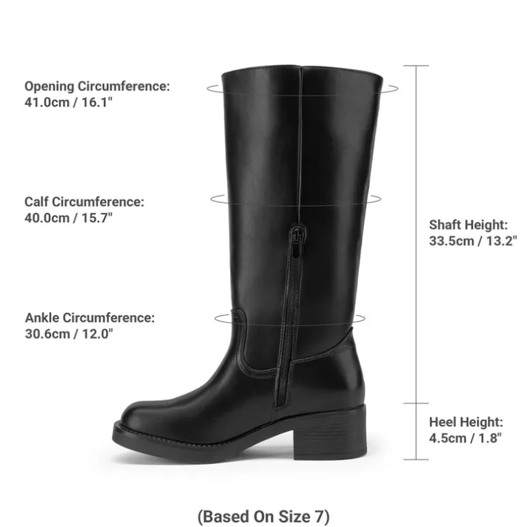 Dreamy Women’s Square Toe Knee-High Boots