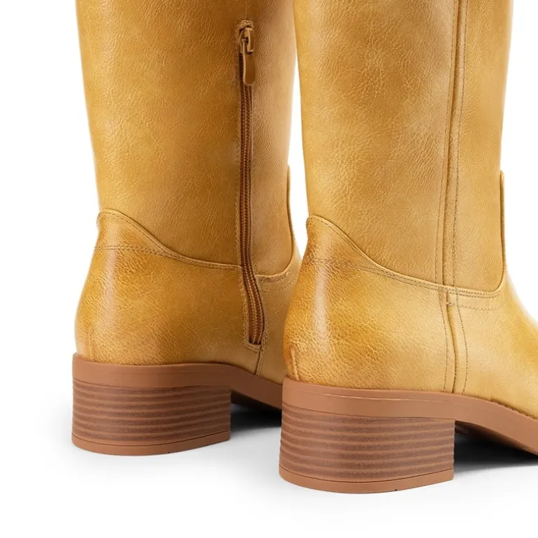 Dreamy Women’s Square Toe Knee-High Boots