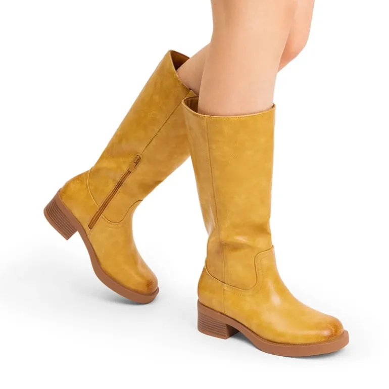 Dreamy Women’s Square Toe Knee-High Boots