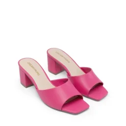 Dreamy Women’s Square Toe Low Heel Mules