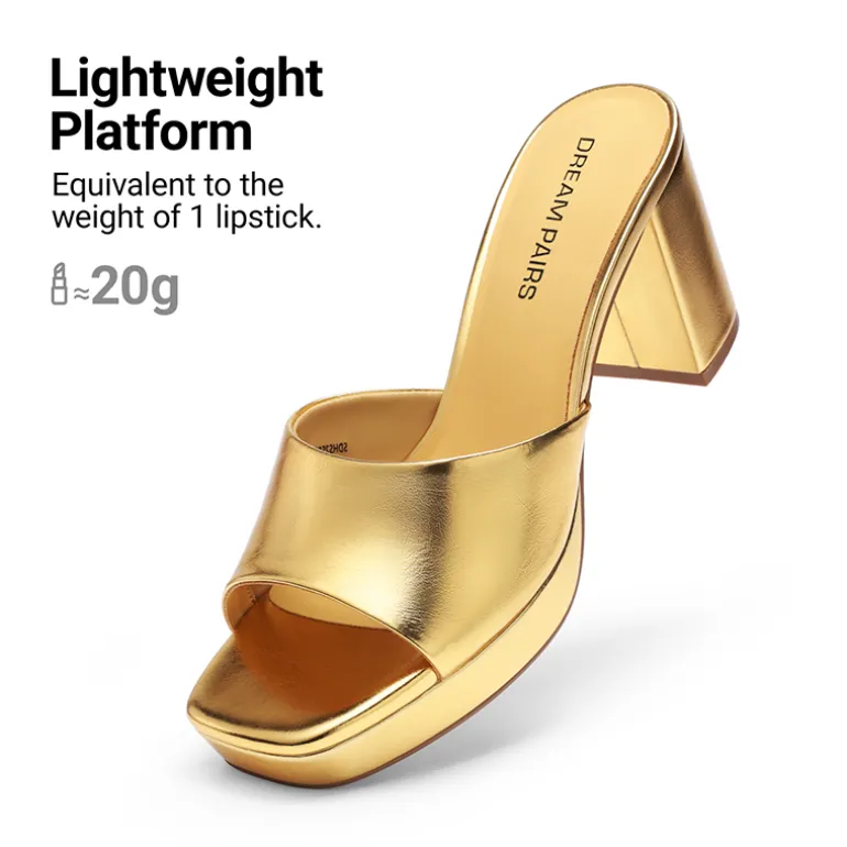 Dreamy Y2K Platform Heels with Square Toe