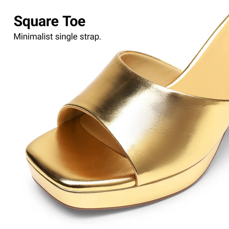 Dreamy Y2K Platform Heels with Square Toe