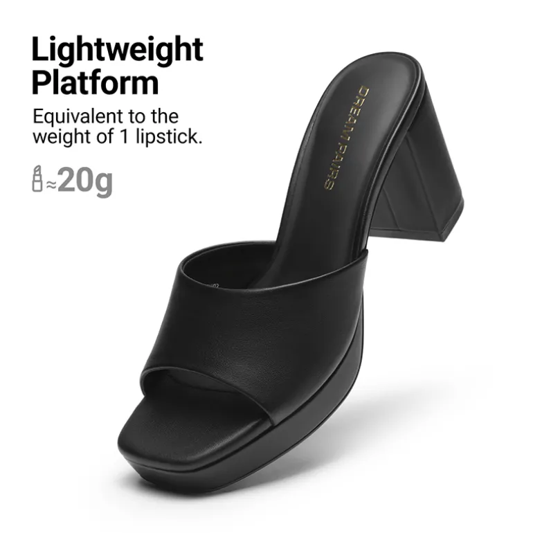 Dreamy Y2K Platform Heels with Square Toe
