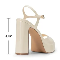 Dreamy Y2K-style Block Heel Platform Sandals