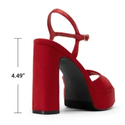 Dreamy Y2K-style Block Heel Platform Sandals