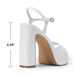 Dreamy Y2K-style Block Heel Platform Sandals