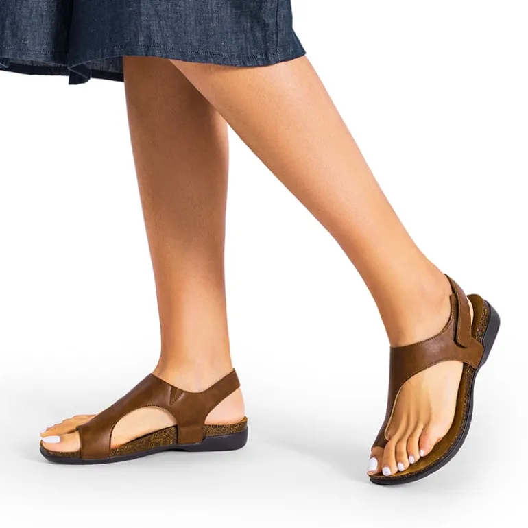 Dressy Thong Walking Flat Sandals