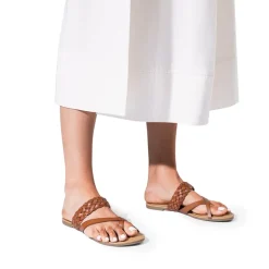 Durable Braided Slide Flat Sandals