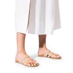 Durable Braided Slide Flat Sandals