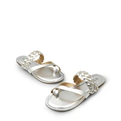 Durable Braided Slide Flat Sandals