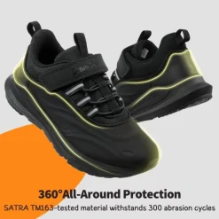 [DuraPlay Flex] Kids Protective High-Density Upper Running Shoes with Reflective Tape