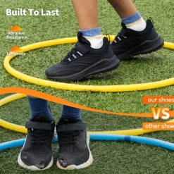 [DuraPlay Flex] Kids Protective High-Density Upper Running Shoes with Reflective Tape