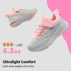 [DuraPlay Flex] Kids Protective High-Density Upper Running Shoes with Reflective Tape