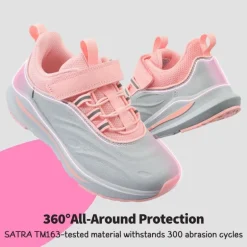 [DuraPlay Flex] Kids Protective High-Density Upper Running Shoes with Reflective Tape