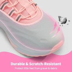 [DuraPlay Flex] Kids Protective High-Density Upper Running Shoes with Reflective Tape
