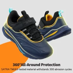 [DuraPlay Flex] Kids Protective High-Density Upper Running Shoes with Reflective Tape