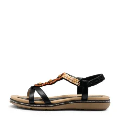 Elastic Ankle Strap Bohemian Flat Sandals