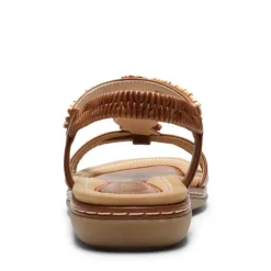 Elastic Ankle Strap Bohemian Flat Sandals