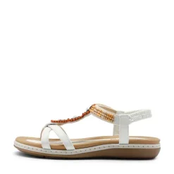 Elastic Ankle Strap Bohemian Flat Sandals