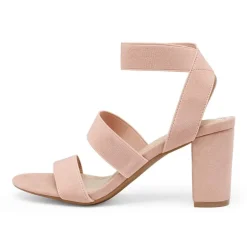 Elastic Chunky Strap Sandals
